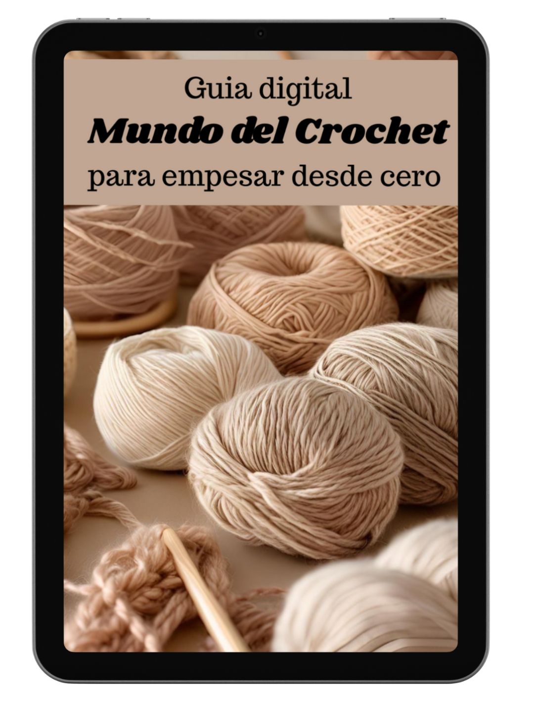 🌸 1. El Mundo del Crochet — Tu guía para empezar desde cero